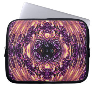 Housse Pour Ordinateur Portable Garden of Purple Flowers in Sunlight Fractal