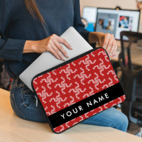 Garland de Noël, Rouge, Votre nom, Personnaliser