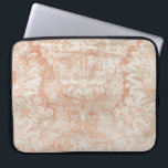 Housse Pour Ordinateur Portable Garnet Weft<br><div class="desc">Garnet Weft III par Juin Erica Vess. Fait dans une couleur pêche,  ce design ressemble à l'apparence d'un tissu en détresse.</div>