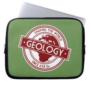 Housse Pour Ordinateur Portable Géologie - Façonner l'insigne mondial (Europe/Afri
