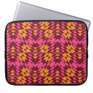 Housse Pour Ordinateur Portable Géométrie intemporelle : Motif sans couture