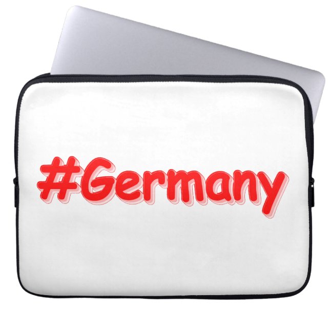 Housse Pour Ordinateur Portable "#Germany" Joli design. Commandez dès maintenant  (Devant)