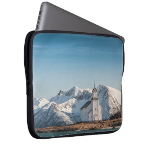 Housse Pour Ordinateur Portable Gimsoy Church Lofoten Norvège