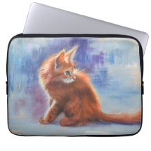 Ginger Kitten dans la lumière pastel