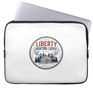 Housse Pour Ordinateur Portable Gîte de chasse de la liberté Patriotique Patriotiq