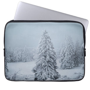 Housse Pour Ordinateur Portable Glace et neige   Bois, Alpes suisses