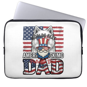 Housse Pour Ordinateur Portable Gnome Papa Patriotique Vintage Vector Design de T-