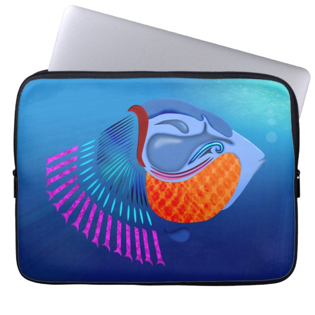 Housse Pour Ordinateur Portable Go Fish (Devant)