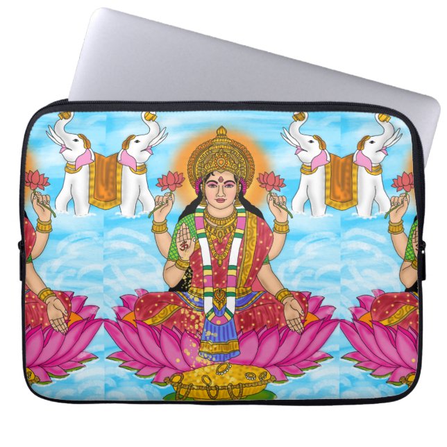 Housse Pour Ordinateur Portable Goddess Lakshmi Laptop Cover (Devant)