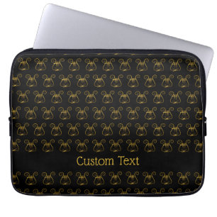 Housse Pour Ordinateur Portable Golden lyre