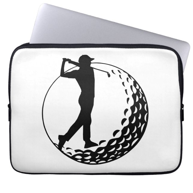 Housse Pour Ordinateur Portable Golf Lover, Golfer  (Devant)