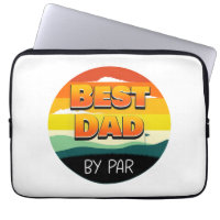 Golfing Golfeur papa meilleur papa par pair