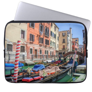 Housse Pour Ordinateur Portable gondole traditionnelle à Venise