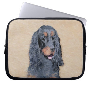 Housse Pour Ordinateur Portable Gordon Setter Peinture - Joli art original chien