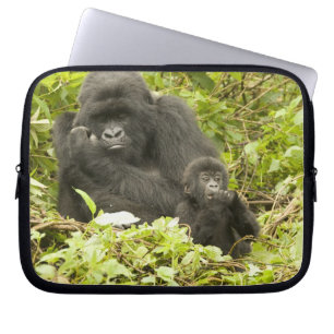 Housse Pour Ordinateur Portable Gorille des montagnes, Gorilla beringei (anciennem