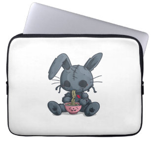 Housse Pour Ordinateur Portable Goth Pastel Déplaisant Kawaii Lapin Lapin Bunny Vo