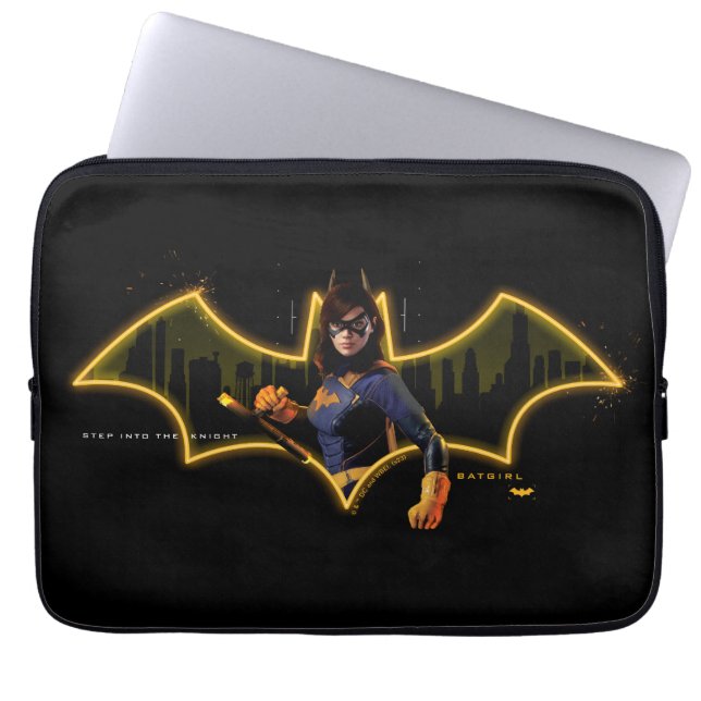 Housse Pour Ordinateur Portable Gotham Knights Batgirl en logo (Devant)