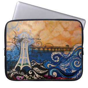 Housse Pour Ordinateur Portable Graffiti Oceanside