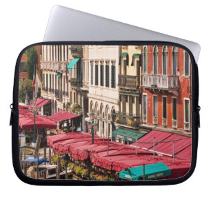 Housse Pour Ordinateur Portable Grand Canal de Venise Italie avec bateaux gondoles