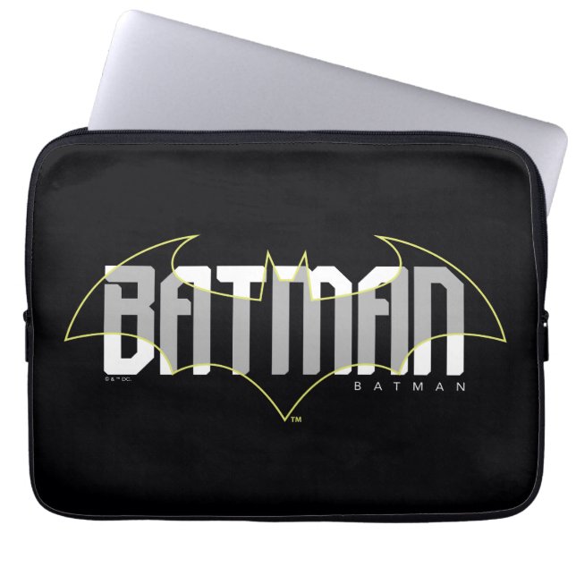 Housse Pour Ordinateur Portable Graphique de nom haute technologie Batman (Devant)