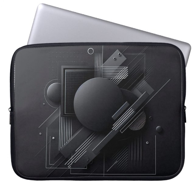 Housse Pour Ordinateur Portable Graphique linéaire (Devant)