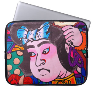 Housse Pour Ordinateur Portable Graphique sur Kiteart traditionnel japonais, cerf-