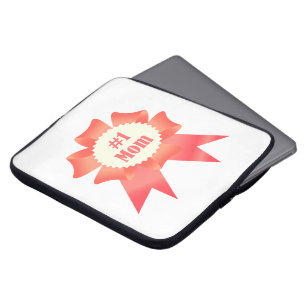 Housse Pour Ordinateur Portable Gratitude Numéro Une maman lauréat du prix ruban