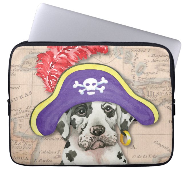 Housse Pour Ordinateur Portable Great Dane Pirate (Devant)