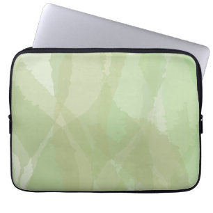 Housse Pour Ordinateur Portable Green, cool, trendy watercolor abstract pattern