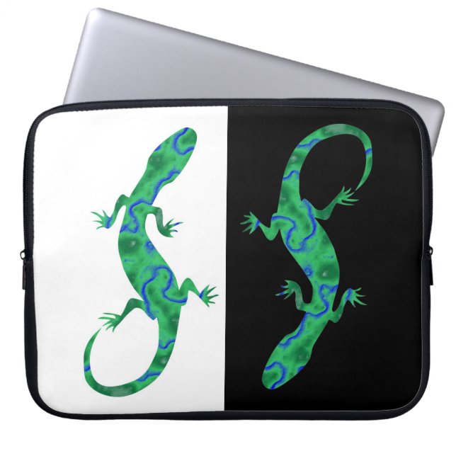 Housse Pour Ordinateur Portable Green Gecko (Devant)