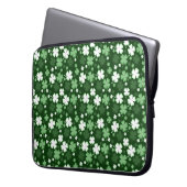 Housse Pour Ordinateur Portable Green Shamrock (devant gauche)