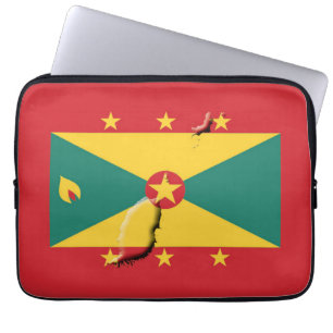 Housse Pour Ordinateur Portable GRENADA - Carte Drapeau Ordinateur Patriotique ROU