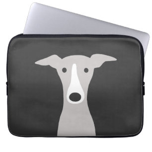 Housse Pour Ordinateur Portable Greyhound mignon, Greyhound italien ou Chien Whipp