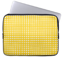 Grille en maillage carré jaune