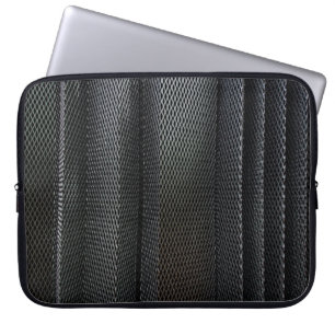 Housse Pour Ordinateur Portable Grille métallique croisée en couches ondulées