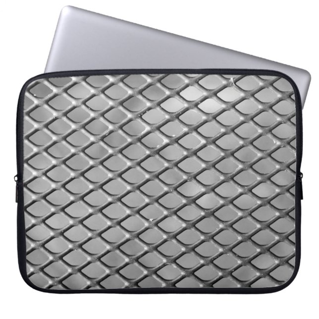 Housse Pour Ordinateur Portable gris arrière - plan Abstrait (Devant)