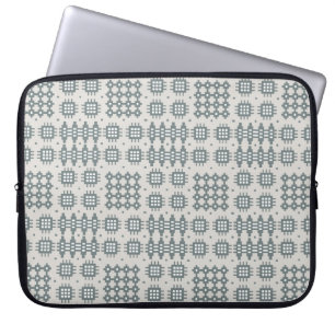 Housse Pour Ordinateur Portable Gris de motif de tapisserie de Gallois de douille