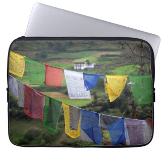 Housse Pour Ordinateur Portable Gros plan de drapeaux de prière