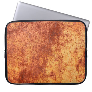 Housse Pour Ordinateur Portable Grunge rouillé texture métallique, rouille et fini