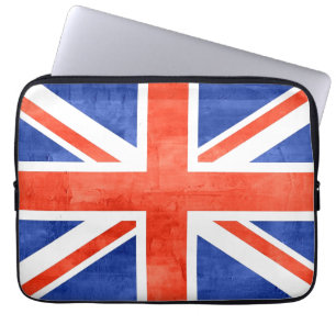 Housse Pour Ordinateur Portable Grunge United Kingdom Flag