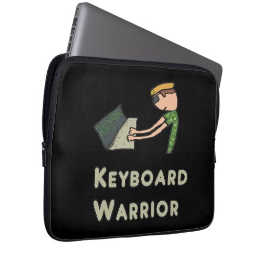 Housse Pour Ordinateur Portable Guerrier de clavier (Devant droit)