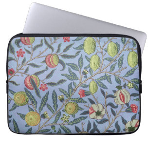 Housse Pour Ordinateur Portable Guillaume Morris Fruit Pomegranate Blue Orament