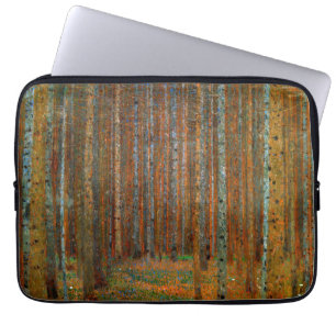 Housse Pour Ordinateur Portable Gustav Klimt - Forêt de pins de Tannenwald