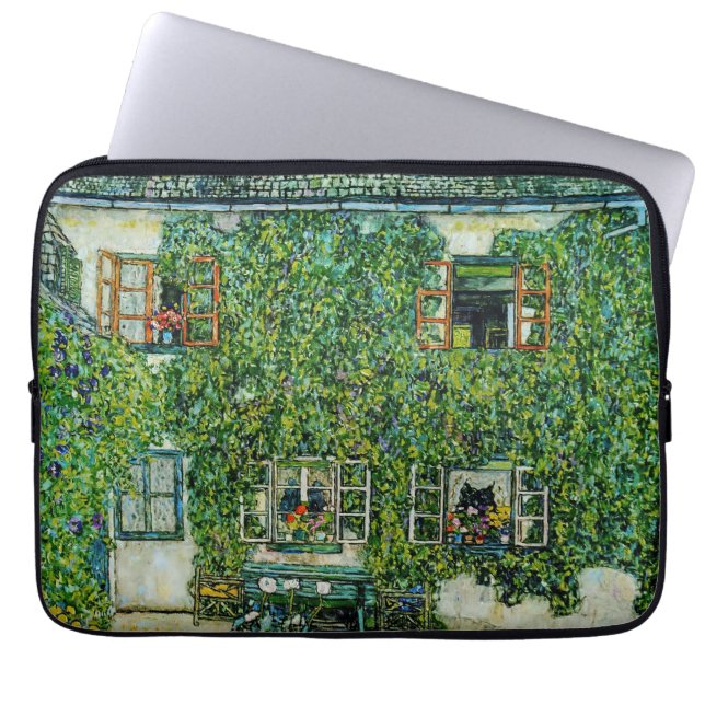 Housse Pour Ordinateur Portable Gustav Klimt - La Maison de Guardaboschi (Devant)
