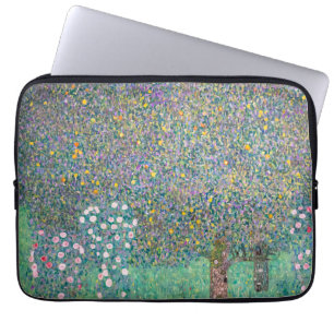 Housse Pour Ordinateur Portable Gustav Klimt - Roseraies sous les Arbres