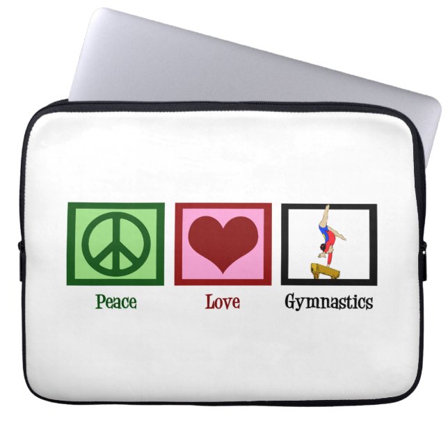 Housse Pour Ordinateur Portable Gymnastique mignonne (Devant)