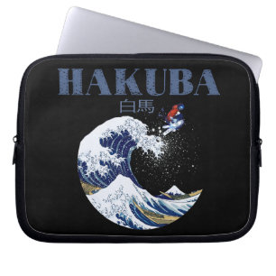 Housse Pour Ordinateur Portable HAKUBA Ski, Art Japonais Vintage