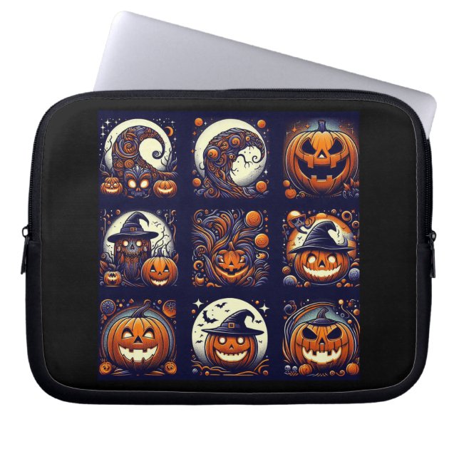 Housse Pour Ordinateur Portable Halloween (Devant)