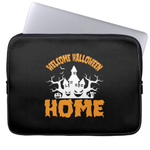 Housse Pour Ordinateur Portable Halloween Bienvenue Halloween Accueil Anniversaire