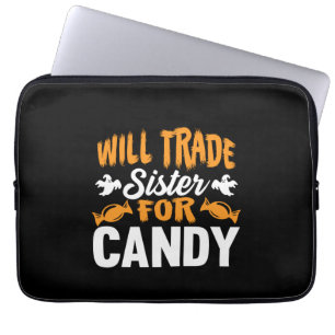 Housse Pour Ordinateur Portable Halloween Fera Commerce Soeur Pour Candy Anniversa